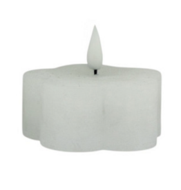 Home Society LED kaars Flower | wit | Home Society