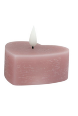 Home Society LED kaars | Hart | Lila |  Home Society