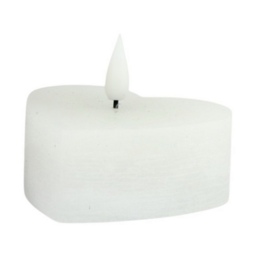 Home Society LED kaars | Hart | Wit |  Home Society