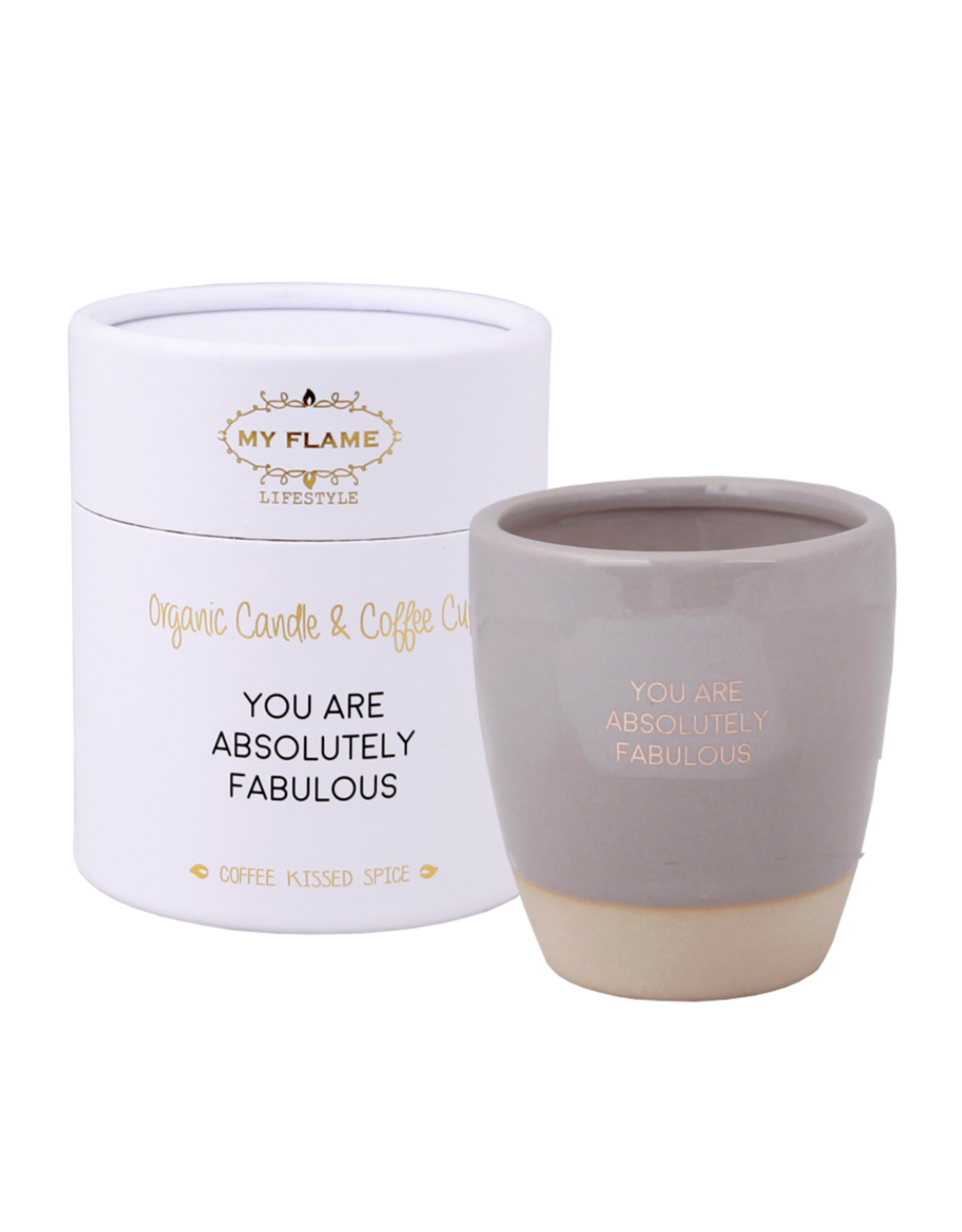 My flame Lifestyle Sojakaars in koffiemok | You are absolutely fabulous | My Flame