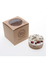 Beauty Scents geurkaarsen Soja geurkaars cilinder  L | met rozen knoppen | Beauty Scents