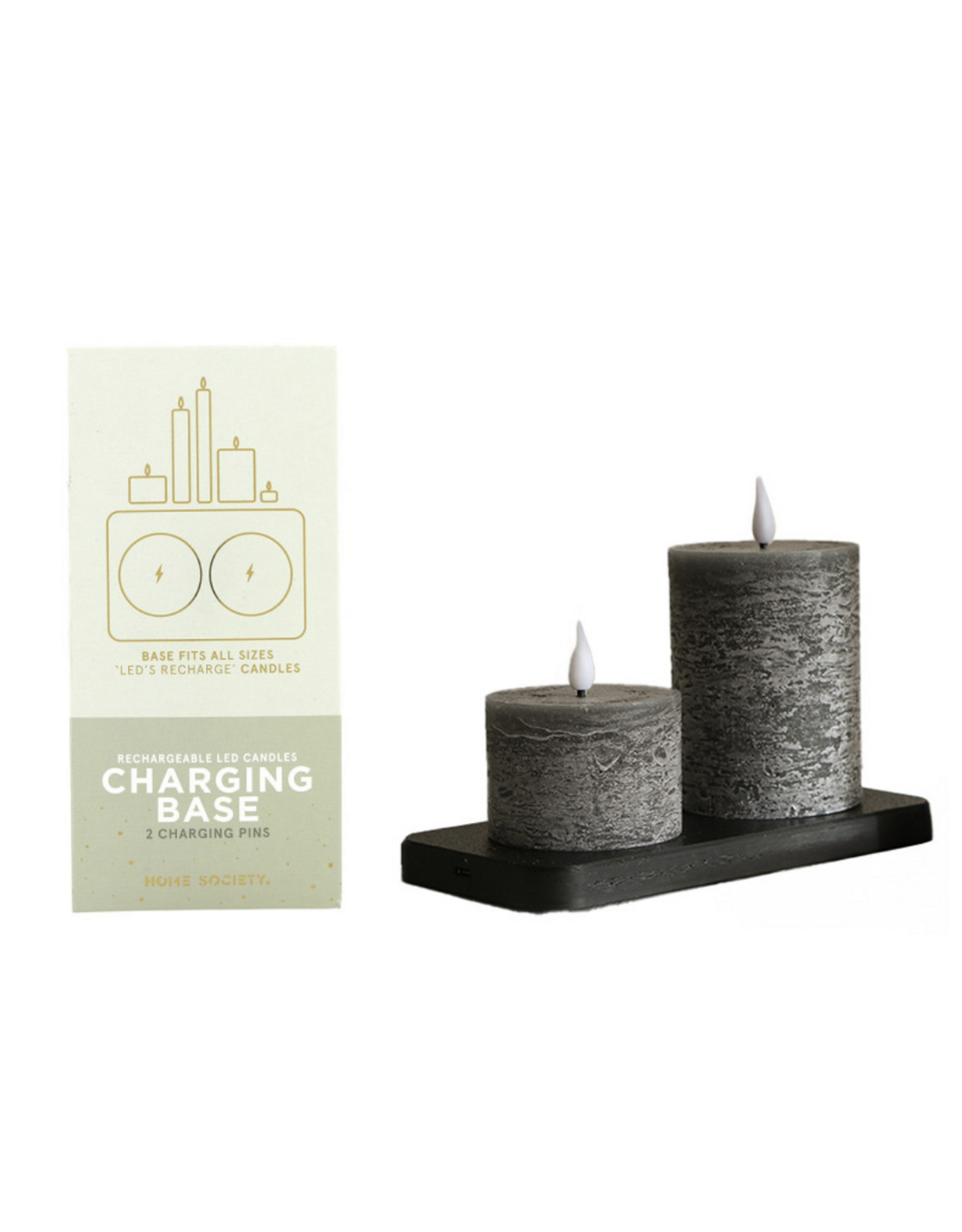 Home Society LED charging base | 2 oplaadpins | Home Society