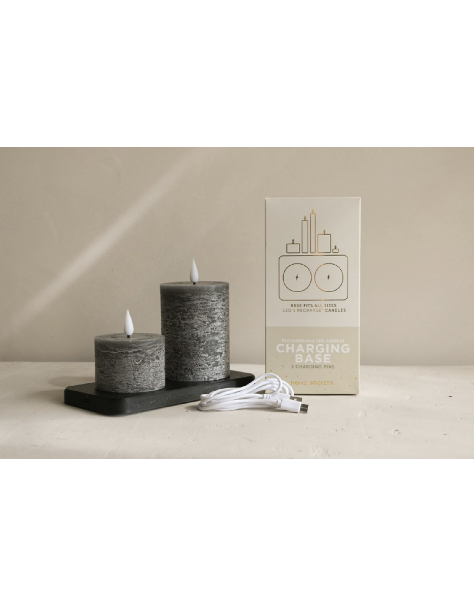 Home Society LED charging base | 2 oplaadpins | Home Society
