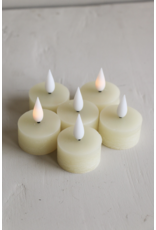 Home Society LED theelichten recharge | set 6 | off white | Home society