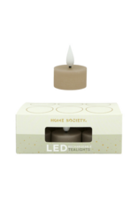 Home Society LED theelichten recharge | set 6 | beige | Home society