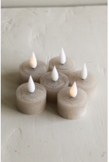 Home Society LED theelichten recharge | set 6 | beige | Home society