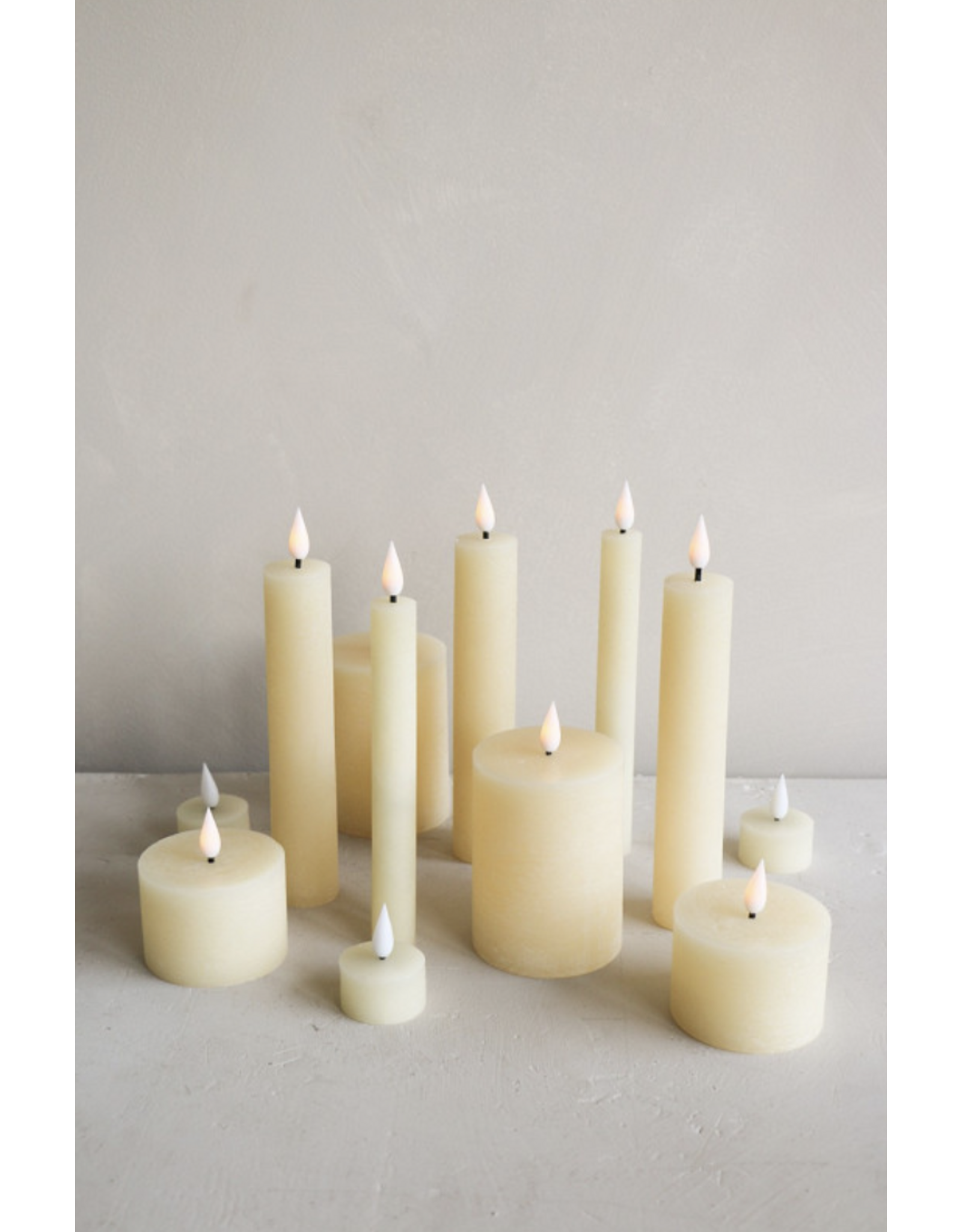 Home Society LED dinerkaarsen recharge | off white | Home society