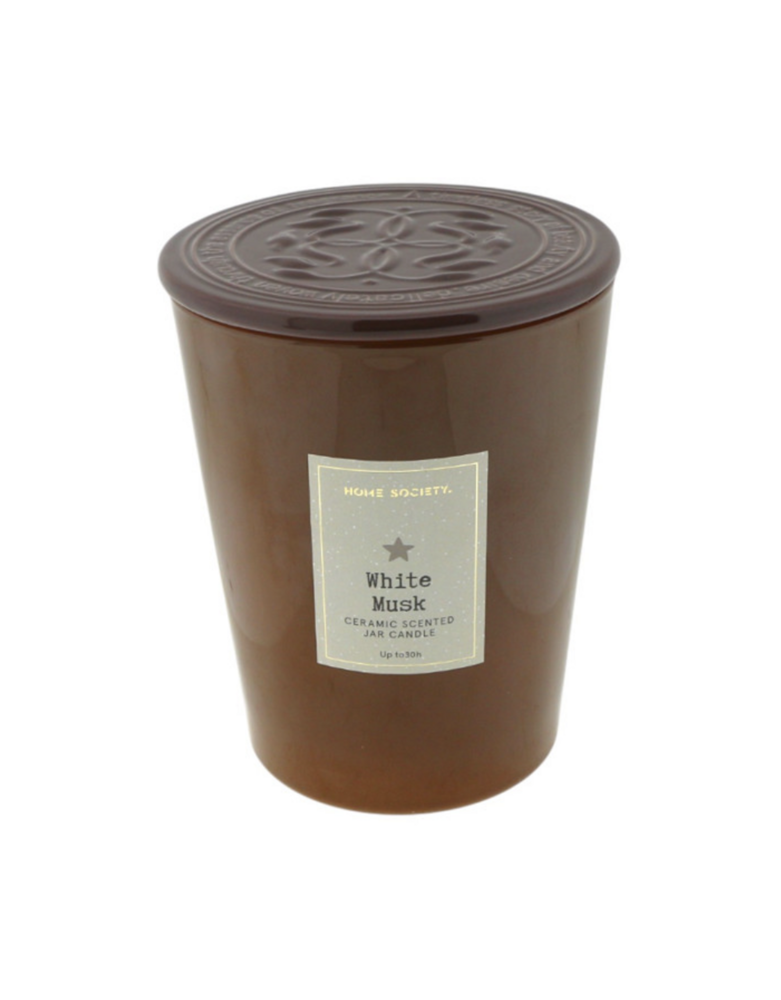 Home Society Geurkaars in pot | white musk | Home society
