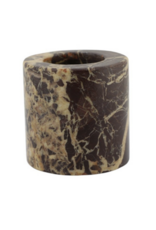 Home Society Kandelaar XL  marble | donker bruin | Mia | Home society