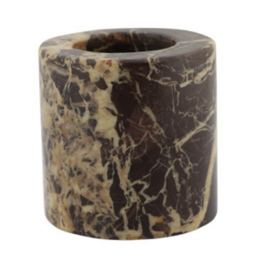 Home Society Kandelaar XL  marble | donker bruin | Mia | Home society