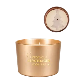 My flame Lifestyle Soja geurkaars | Liefdevolle kerstdagen voor jou | My Flame