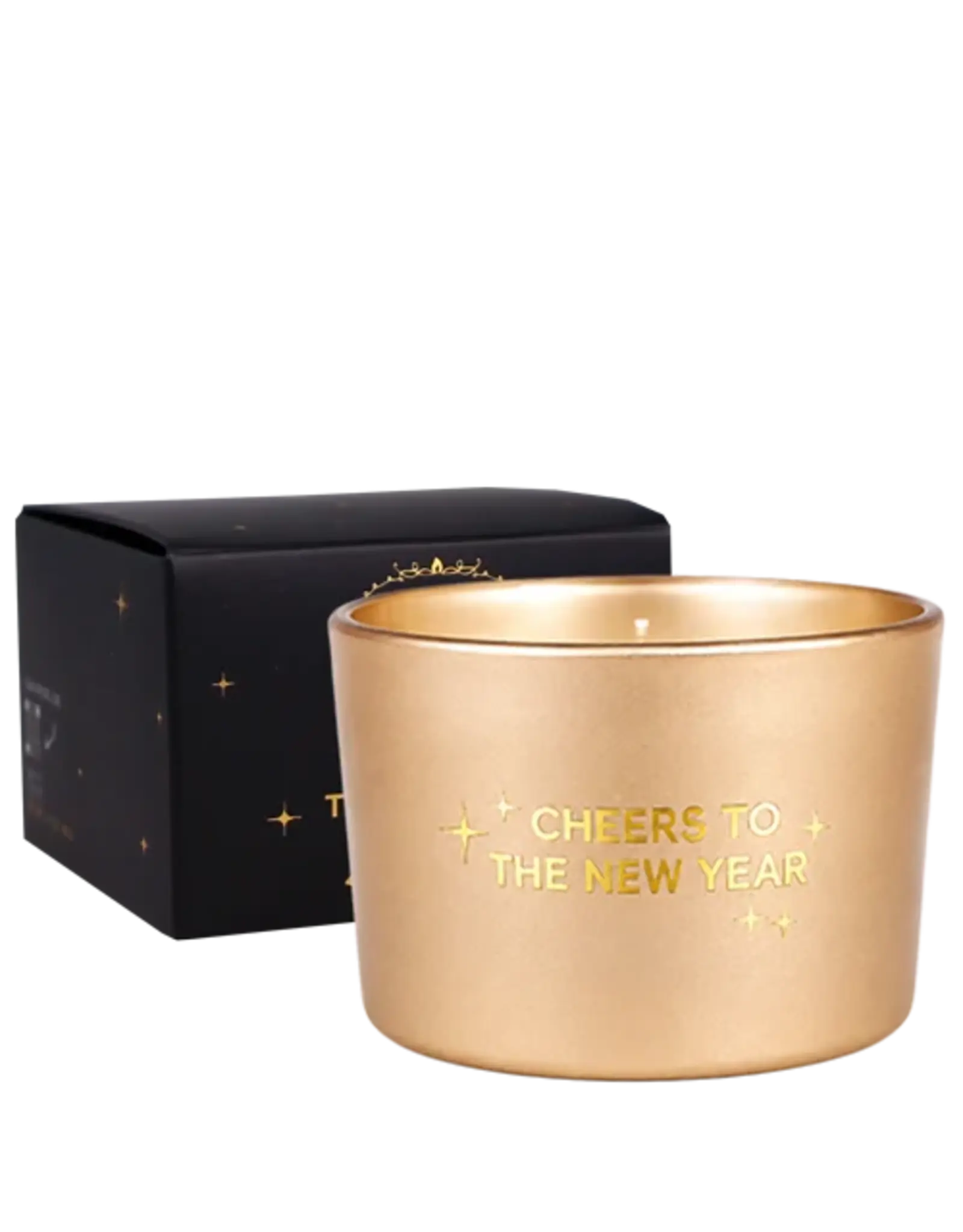 My flame Lifestyle Soja geurkaars | Cheers to the new year | My Flame - Copy - Copy