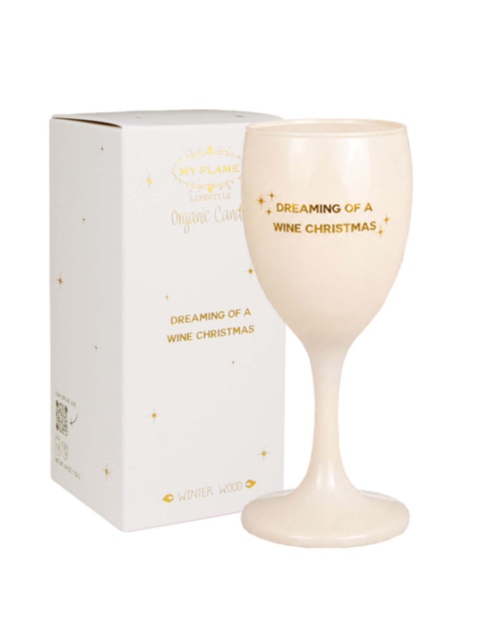 My flame Lifestyle Soja geurkaars | Dreaming of a wine christmas| My Flame