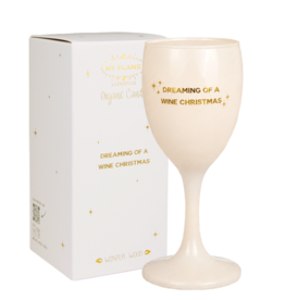 My flame Lifestyle Soja geurkaars | Dreaming of a wine christmas | My Flame