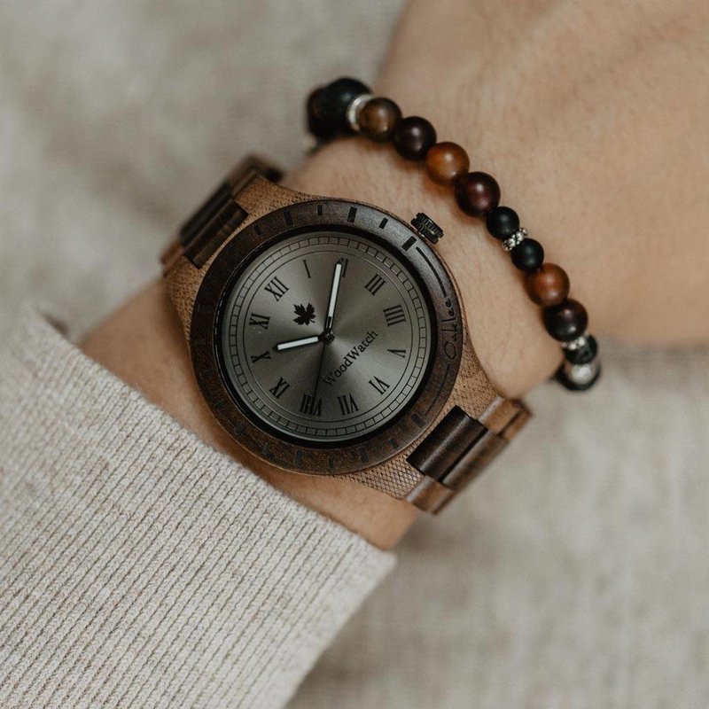 That first instinct and lust for a new adventure. This is the idea that brought the ORIGINAL Collection to life. Hand-carved wooden watches that celebrate the raw aspects of nature, which provide the world its beauty. Each model makes a statement and a gr