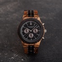 Prepare for adventure with our fully featured, hand-crafted Chronograph wrist watch. This premium design watch features a 45mm zebra case, black stainless steel dial and a SEIKO VD54 movement. The unique new strap combines sustainable ebony and zebra wood