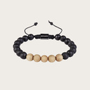 Our handmade Pinewood Volcanic Beads Bracelet features a combination of 8mm Pinewood and Volcanic beads. This bracelet is adjustable and fits most wrist sizes. This bracelet is adjustable and fits most wrist sizes. The perfect accessory to go with any Woo
