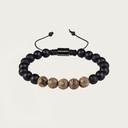 Our handmade Zebrawood Agate Beads Bracelet features a combination of 8mm Zebrawood and Agate beads. This bracelet is adjustable and fits most wrist sizes. The perfect accessory to go with any WoodWatch.