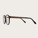 Filter out harmful excess blue light which can cause eye strain, headaches and poor sleep. The Reveler "Forever Havanas" features a sleek geometric dark brown tortoise frame and is composed of durable Italian Mazzucchelli bio-acetate with hand-finished na