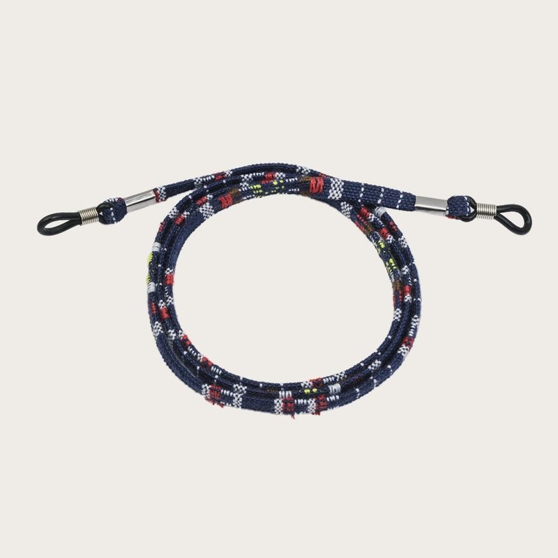 Tired of losing or breaking your glasses or sunglasses? We are dedicated to protecting your eyewear, fashionably. Oozing with style, this contemporary, navy cord with colourful details can be perfectly matched with your WoodWatch Eyewear, or simply attach