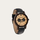 The CLASSIC Collection rethinks the aesthetic of a WoodWatch in a sophisticated way. The slim cases give a classy impression while featuring a unique a moonphase movement and two extra subdials featuring a week and month display. The CLASSIC Outland Jet i