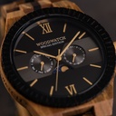 Now available in limited availability - our GRAND Special Edition. Made by hand from a unique combination Green and Black Sandalwood from South America and East Africa and featuring golden details. Only 100 pieces are available. Each watch is uniquely num
