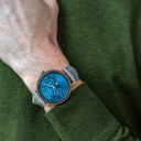 The ELEMENT Collection is comprised of four unique designs in the WoodWatch range, showcasing a combination of 316 stainless steel and wood. The 41mm diameter Cobalt Acacia Grey watch features our characteristic moonphase movement and two subdials to disp