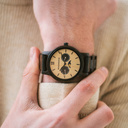 The CLASSIC Collection rethinks the aesthetic of a WoodWatch in a sophisticated way. The slim cases give a classy impression while featuring a unique a moonphase movement and two extra subdials featuring a week and month display. The CLASSIC Outland is ma