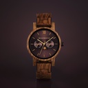 The CLASSIC Collection rethinks the aesthetic of a WoodWatch in a sophisticated way. The slim cases give a classy impression while featuring a unique a moonphase movement and two extra subdials featuring a week and month display. The CLASSIC Arcane is mad