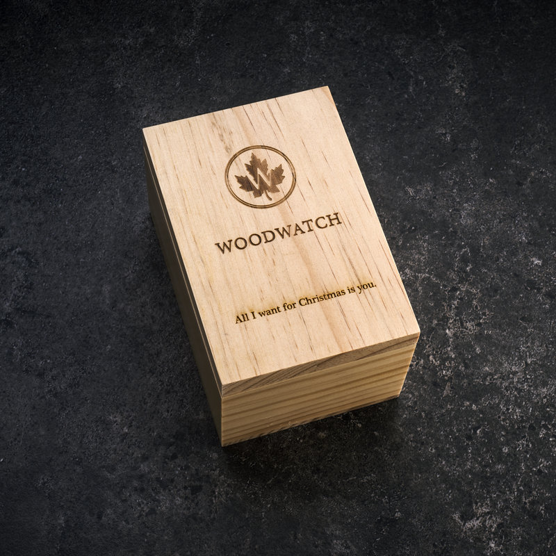 Are you gifting a WoodWatch and want to make it stand out? Make your gift personal with a hand-made Pinewood Gift Box. There is no better way to make your present stand out.