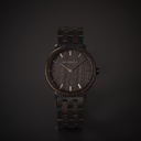 A renewed MINIMALl design with a timeless look that matches any occasion. Featuring a thin, black case, and leadwood bezel and dial. Comes with a new watch strap, designed from the ground up to perfectly match the minimal watch case in style and materials