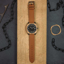 The first watch in history that is crafted from reclaimed oak barrels used to make red wine in Bordeaux, France. Carefully taken apart, the oak wood from barrels has been reworked into these truly unique timepieces. Each watch is numbered 001 - 300, a hom