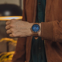 The CLASSIC Collection rethinks the aesthetic of a WoodWatch in a sophisticated way. The slim cases give a classy impression while featuring a unique a moonphase movement and two extra subdials featuring a week and month display. The CLASSIC Mariner is ma