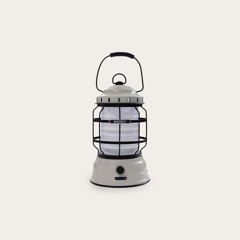 Our beloved vintage-inspired lantern creates a seamless, warm ambiance whether you're camping in the wild or entertaining in the backyard and beyond. Functionality meets classic design with simple on/off push button which also acts as a dimmer, rechargeab