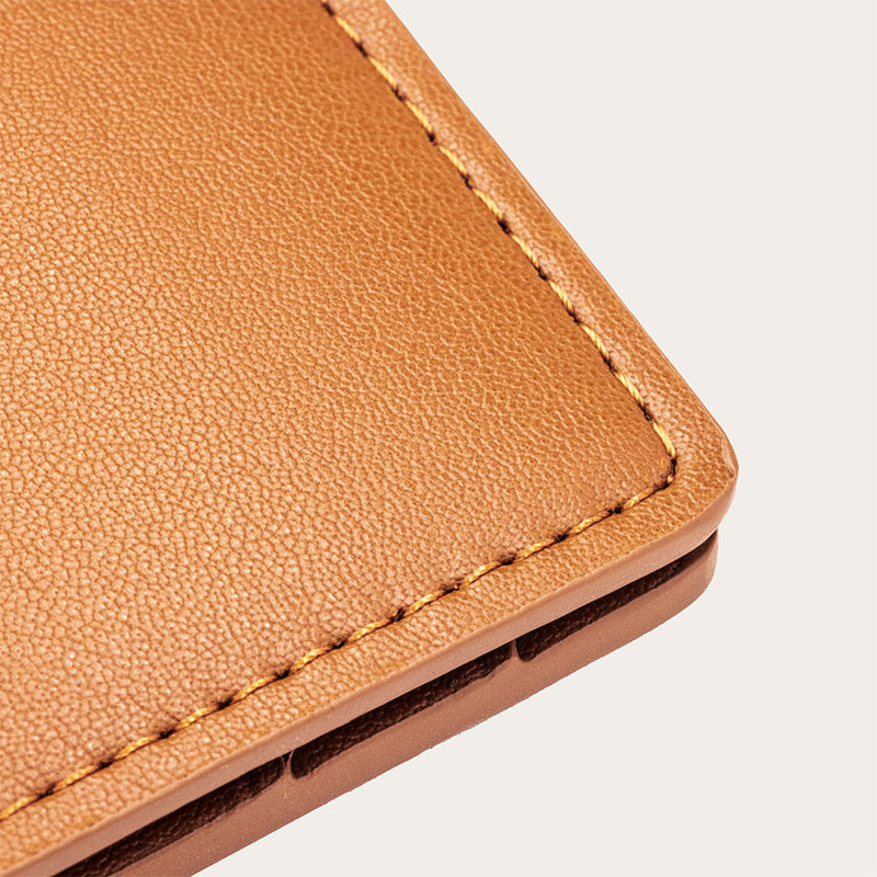 Light Brown Cactus Leather Wallet - WoodWatch