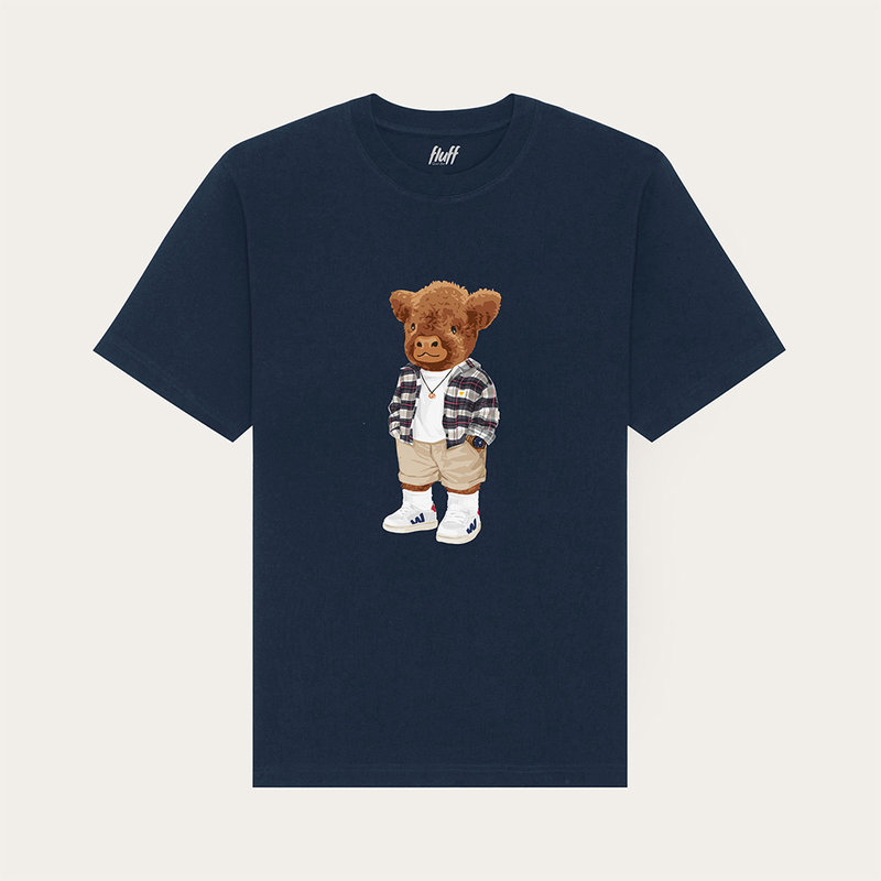 Premium heavyweight unisex short-sleeved T-shirt with a round neck, made of 100% organic cotton and featuring full body Harvey print.
