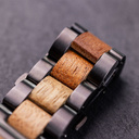 Apex Elite: Sophisticated wooden watches for men. Features Japanese Movement, chronograph, stainless steel, natural wood, green dial. Durable and stylish.
