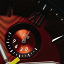 Phoenix is made of Black Sandalwood, featuring an orange dial.