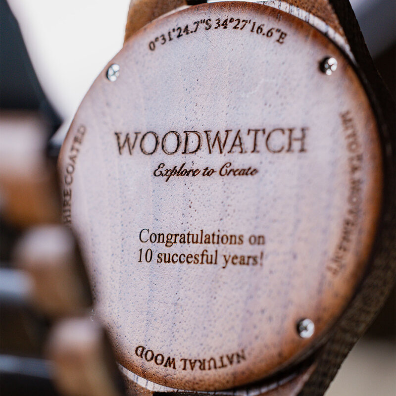 That first instinct and lust for a new adventure. This is the idea that brought the ORIGINAL Collection to life. Hand-carved wooden watches that celebrate the raw aspects of nature, which provide the world its beauty. Each model makes a statement and a gr