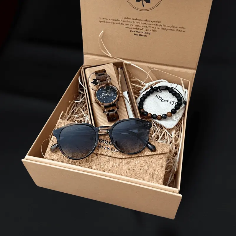 Make this holiday season unforgettable with the WoodWatch Holiday Gift Box.