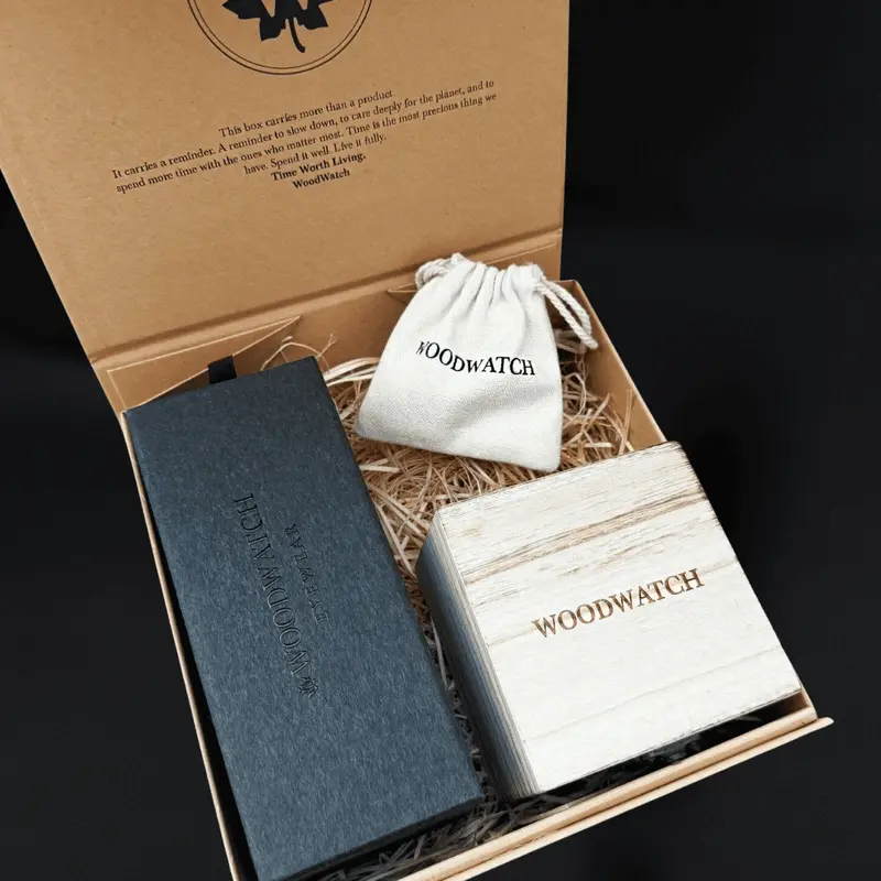 Make this holiday season unforgettable with the WoodWatch Holiday Gift Box.