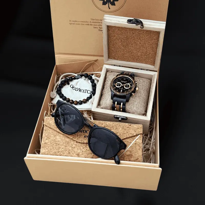Make this holiday season unforgettable with the WoodWatch Holiday Gift Box.