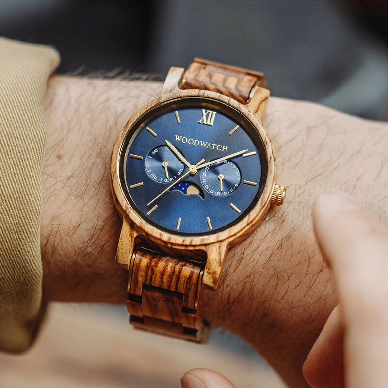 Make time more meaningful together with the WoodWatch Couple Bundle. A thoughtfully curated set designed for two - featuring matching watches and sunglasses for him and her, crafted from natural materials and finished with timeless detail.