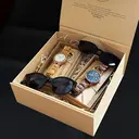 Make time more meaningful together with the WoodWatch Couple Bundle. A thoughtfully curated set designed for two - featuring matching watches and sunglasses for him and her, crafted from natural materials and finished with timeless detail.