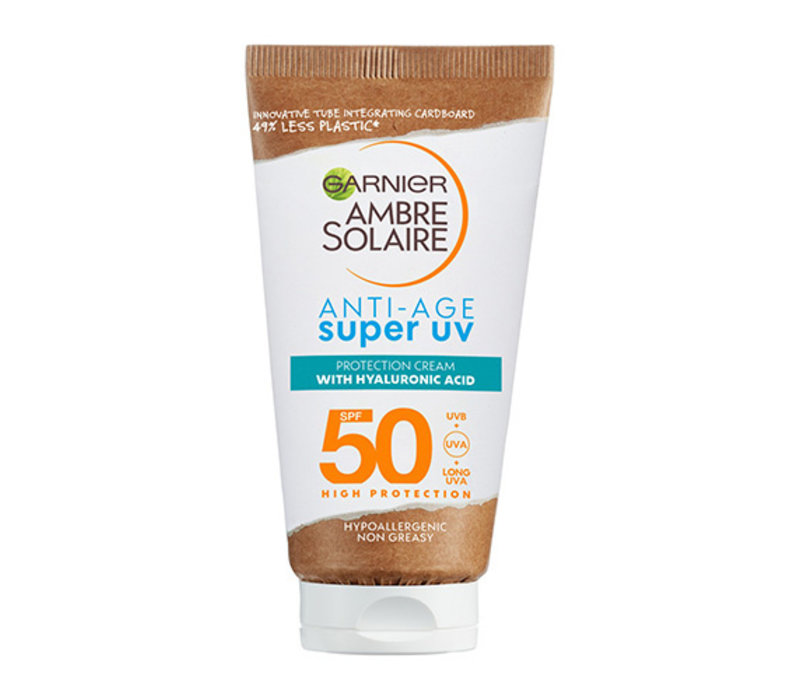 ambre solaire anti age super uv protection cream spf50)