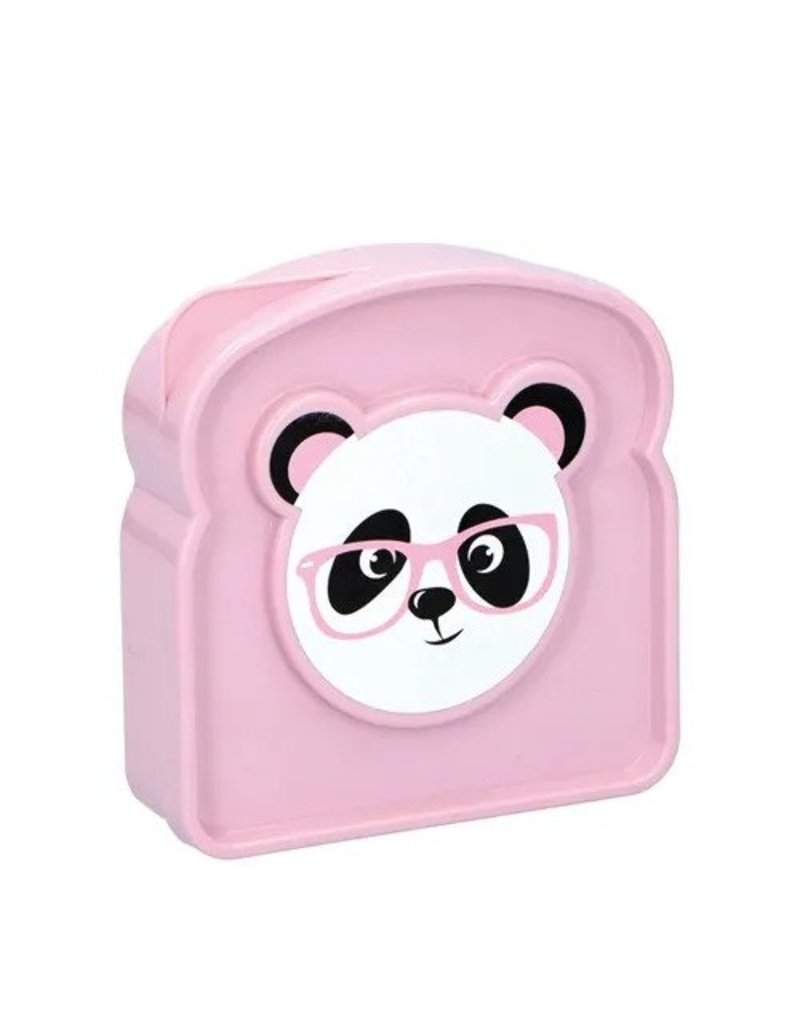 Lux Lux Panda lunchbox roze