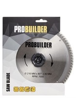 Probuilder Probuilder Crikelzaag Blad - Ø216mm x 80t x 30mm