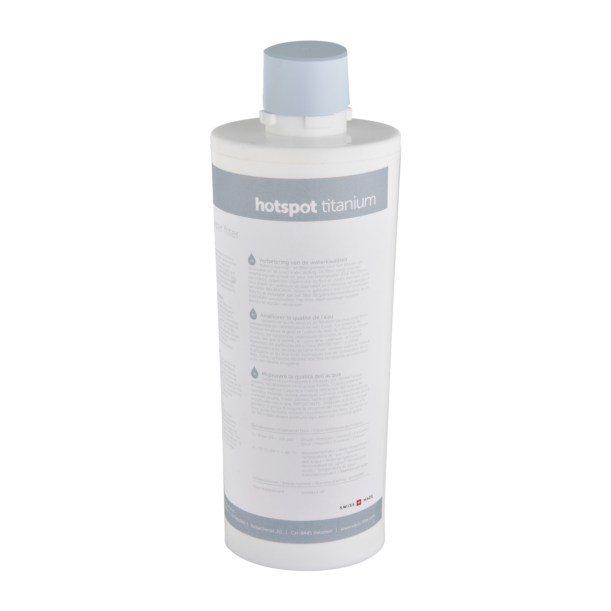 Water filter cartridge HotSpot Titanium