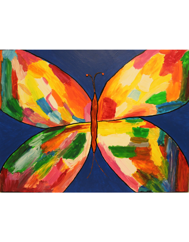 Schilderij vlinder - Daniëlle