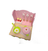 houten fornuis roze opklapbaar